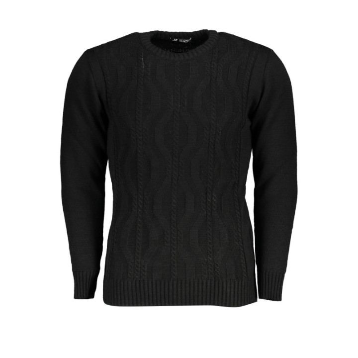 PULL NOIR POUR HOMME US GRAND