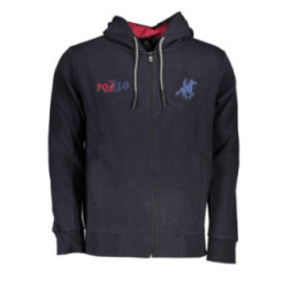 SWEAT-SHIRT BLEU À FERMETURE ÉCLAIR POUR HOMME US GRAND
