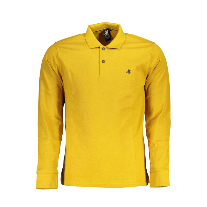Chemise polo US Grand Polo à manches longues pour homme, jaune