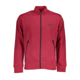 SWEAT-SHIRT FERMETURE ÉCLAIR ROUGE POUR HOMME US GRAND