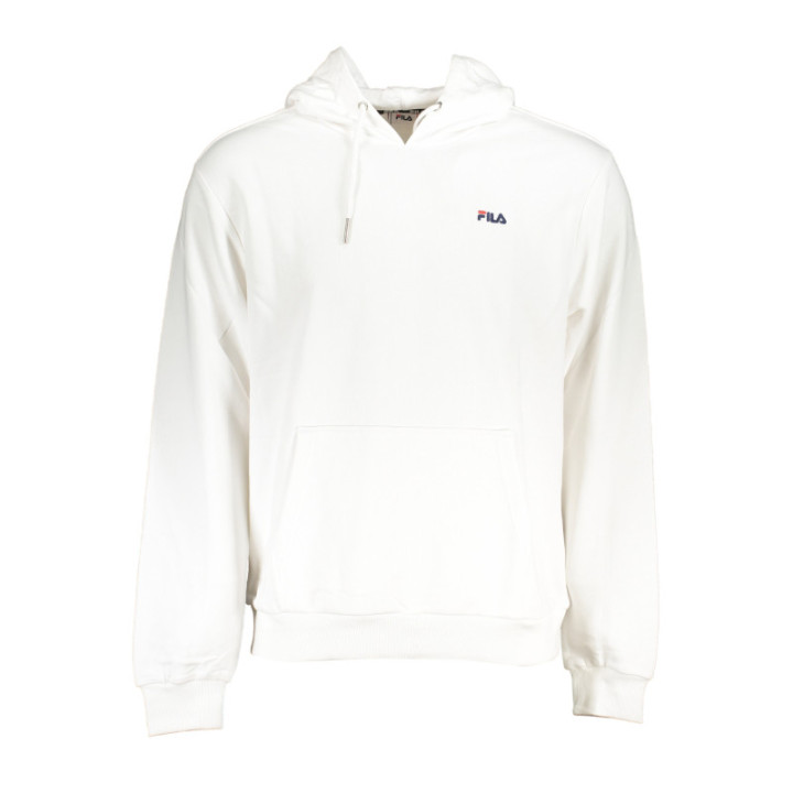 FILA SWEAT-SHIRT SANS FERMETURE ÉCLAIR BLANC POUR HOMMES