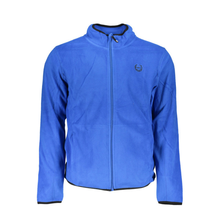 SWEAT-SHIRT ZIPPÉ BLEU GIAN MARCO VENTURI POUR HOMME