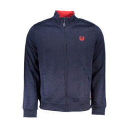 SWEAT-SHIRT ZIPPÉ BLEU GIAN MARCO VENTURI POUR HOMME