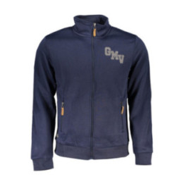 SWEAT-SHIRT ZIPPÉ BLEU GIAN MARCO VENTURI POUR HOMME