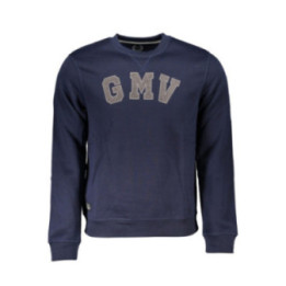 SWEAT-SHIRT SANS FERMETURE ÉCLAIR BLEU POUR HOMMES GIAN MARCO VENTURI