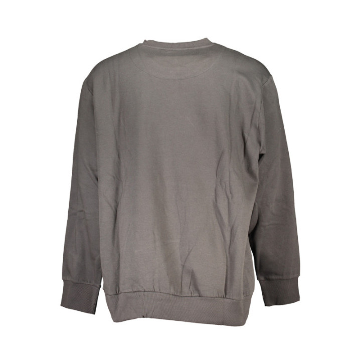 SWEAT-SHIRT GRIS À FERMETURE ÉCLAIR POUR HOMME US GRAND