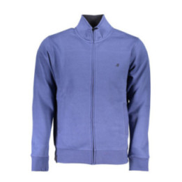 SWEAT-SHIRT BLEU À FERMETURE ÉCLAIR POUR HOMME US GRAND