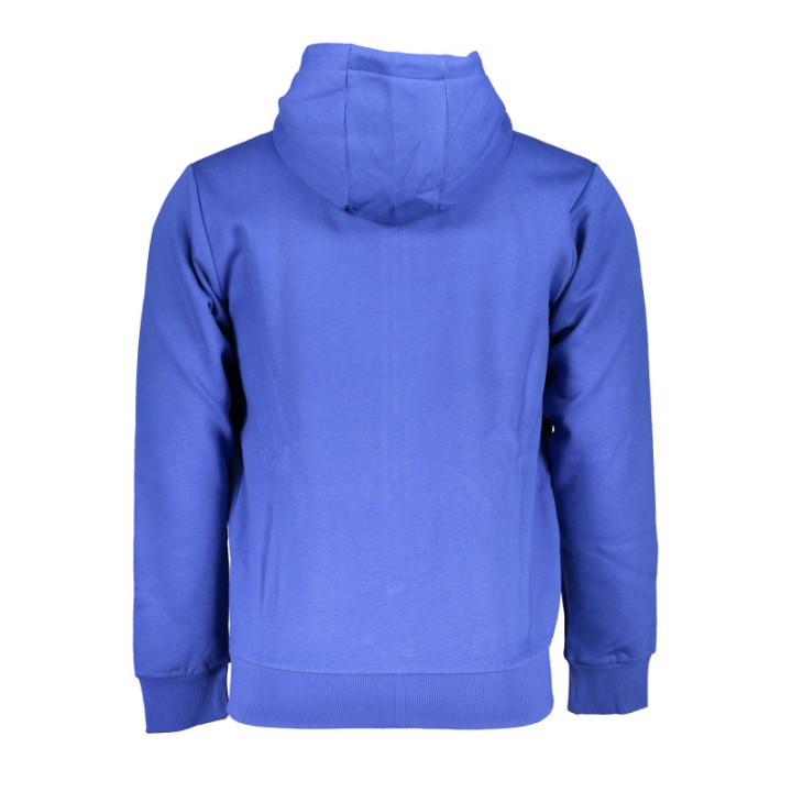 SWEAT-SHIRT BLEU À FERMETURE ÉCLAIR POUR HOMME US GRAND