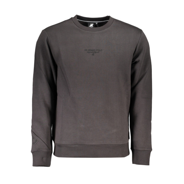 SWEAT-SHIRT GRIS À FERMETURE ÉCLAIR POUR HOMME US GRAND