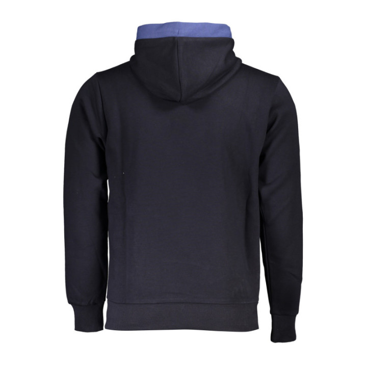 SWEAT-SHIRT BLEU À FERMETURE ÉCLAIR POUR HOMME US GRAND