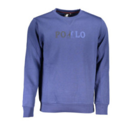 SWEAT-SHIRT BLEU À FERMETURE ÉCLAIR POUR HOMME US GRAND
