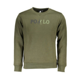 SWEAT-SHIRT VERT À FERMETURE ÉCLAIR POUR HOMME US GRAND
