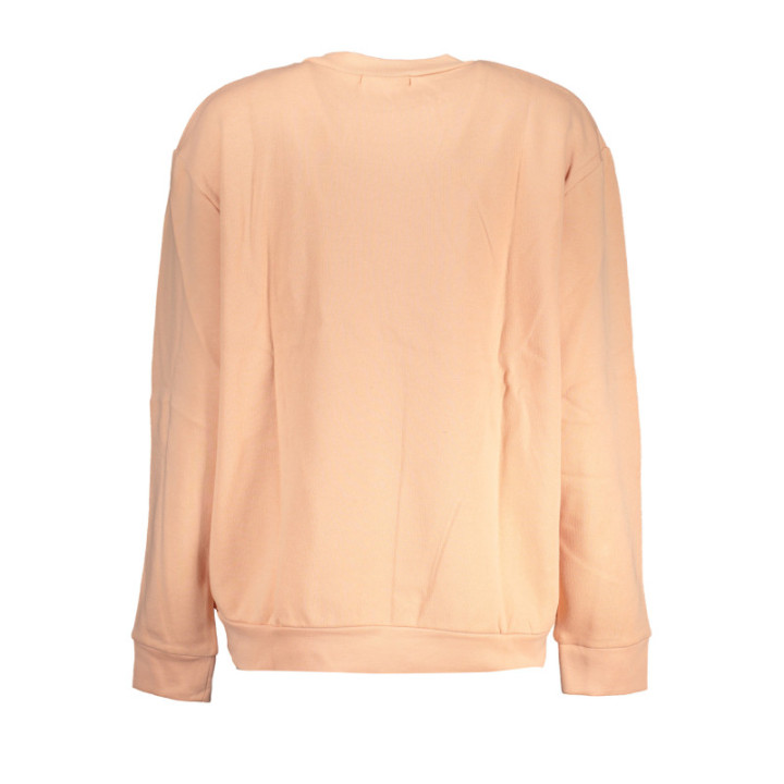 SWEAT-SHIRT FEMME CAVALLI CLASS ROSE SANS ZIP