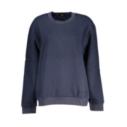 CAVALLI SWEAT-SHIRT SANS FERMETURE FEMME CLASS BLEU