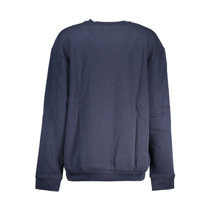 CAVALLI SWEAT-SHIRT SANS FERMETURE FEMME CLASS BLEU