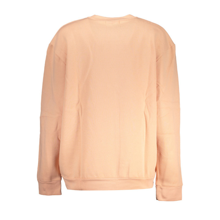 SWEAT-SHIRT FEMME CAVALLI CLASS ROSE SANS ZIP
