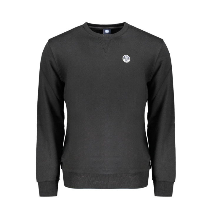SWEAT-SHIRT ZIPPÉ NOIR NORTH SAILS POUR HOMMES