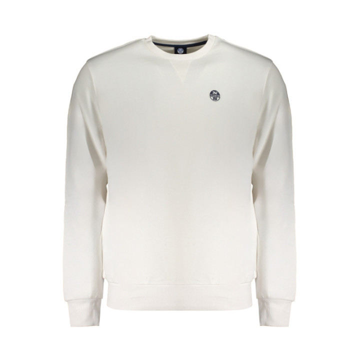 SWEAT-SHIRT SANS FERMETURE ÉCLAIR BLANC NORTH SAILS POUR HOMMES