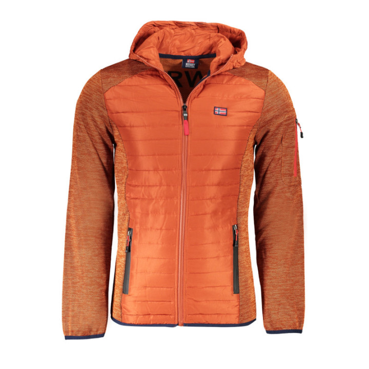 NORVÈGE 1963 VESTE DE SPORT HOMME MARRON