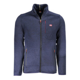 SWEAT-SHIRT ZIPPÉ HOMME NORVÈGE 1963 BLEU