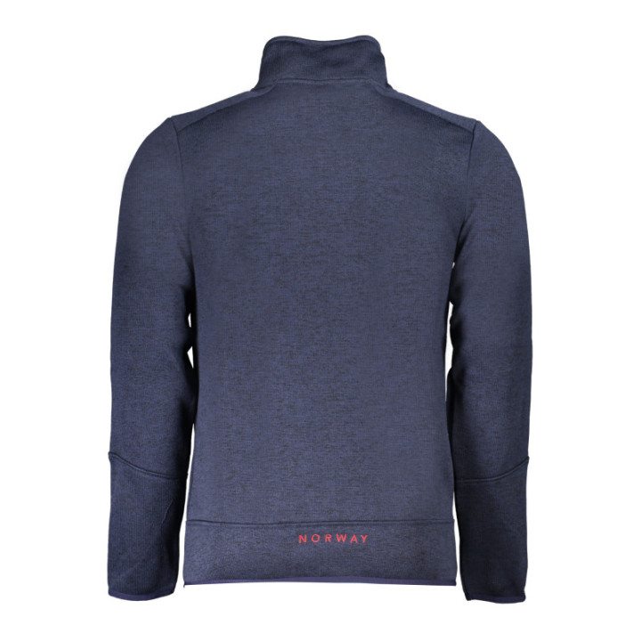 SWEAT-SHIRT ZIPPÉ HOMME NORVÈGE 1963 BLEU