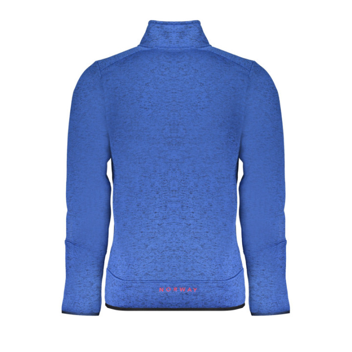 SWEAT-SHIRT ZIPPÉ HOMME NORVÈGE 1963 BLEU