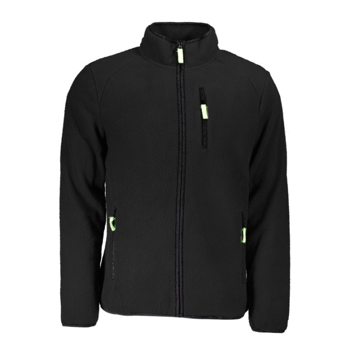 NORVÈGE 1963 SWEAT-SHIRT ZIPPÉ NOIR POUR HOMME