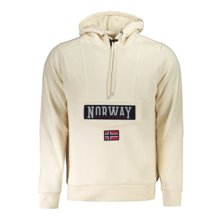 NORVÈGE 1963 SWEAT-SHIRT SANS FERMETURE ÉCLAIR HOMME BEIGE