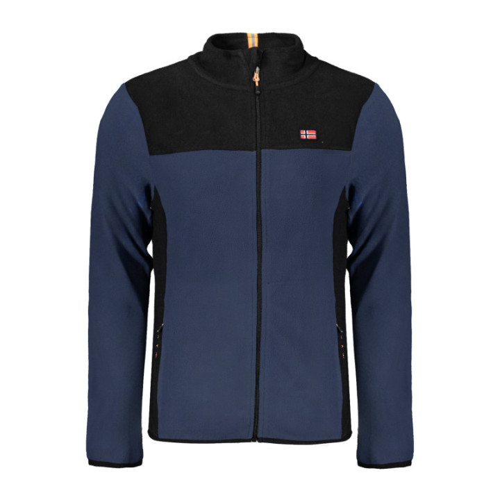 SWEAT-SHIRT ZIPPÉ HOMME NORVÈGE 1963 BLEU