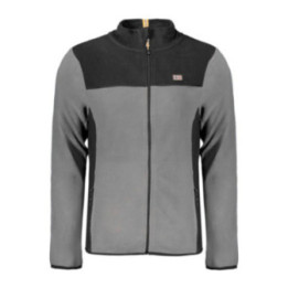 NORVÈGE 1963 SWEAT-SHIRT ZIPPÉ GRIS POUR HOMME