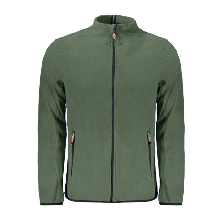 NORVÈGE 1963 SWEAT-SHIRT ZIPPÉ VERT POUR HOMME