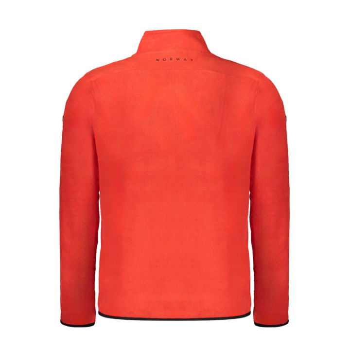 NORVÈGE 1963 SWEAT-SHIRT ZIPPÉ ROUGE POUR HOMME
