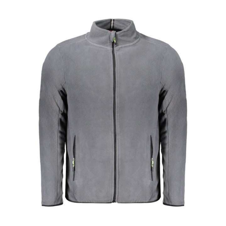 NORVÈGE 1963 SWEAT-SHIRT ZIPPÉ GRIS POUR HOMME