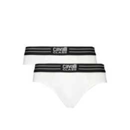 Slip de bain CAVALLI CLASS pour homme blanc