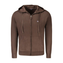NORVÈGE 1963 CARDIGAN HOMME MARRON