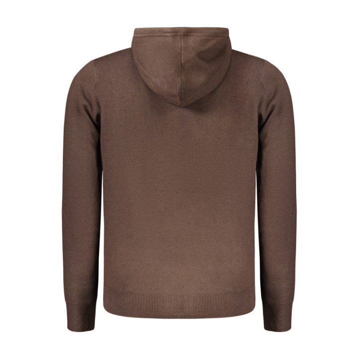 NORVÈGE 1963 CARDIGAN HOMME MARRON