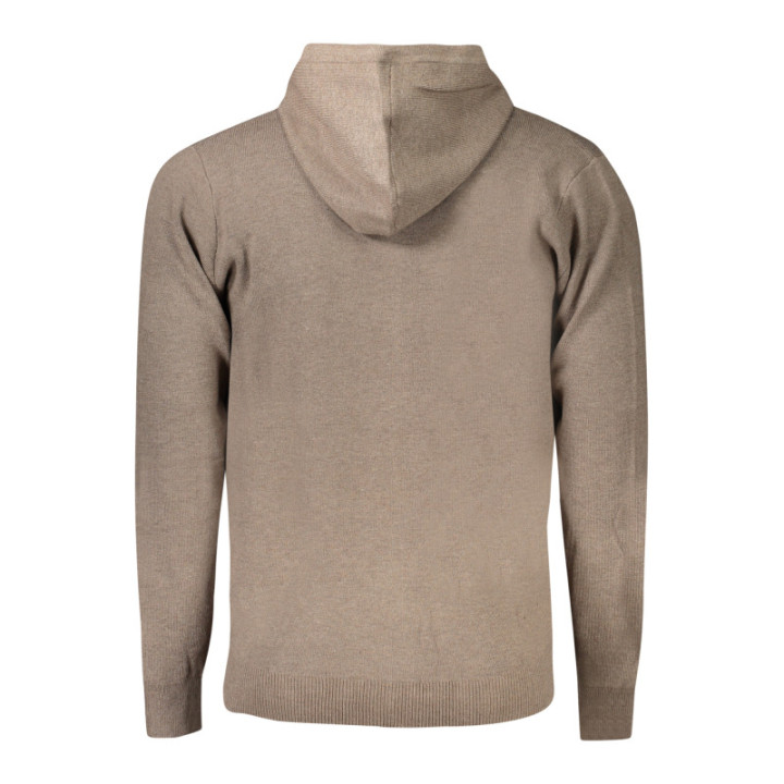 NORVÈGE 1963 CARDIGAN HOMME MARRON