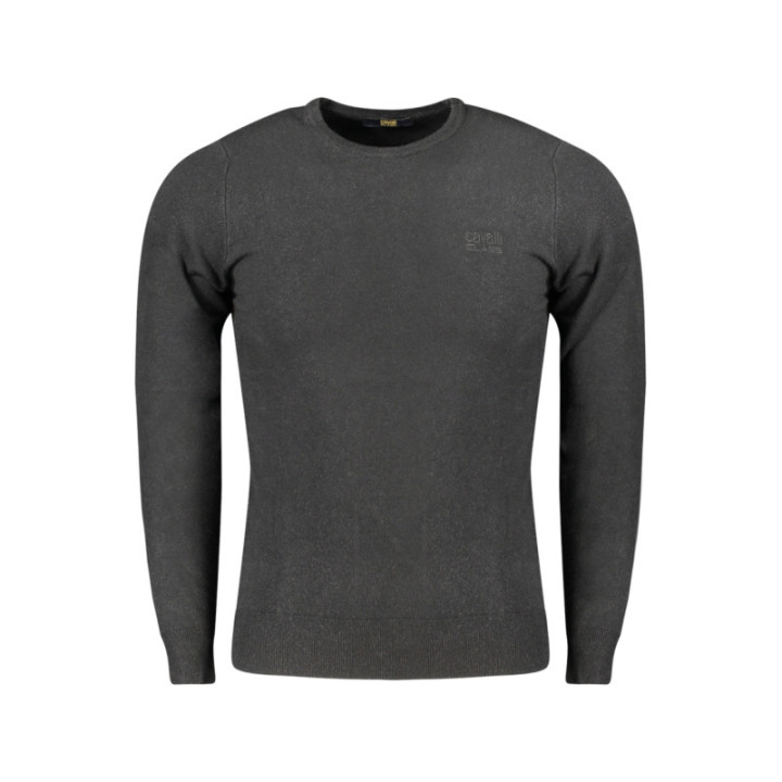 PULL NOIR POUR HOMMES CAVALLI CLASS