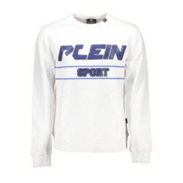 SWEAT-SHIRT ZIPPÉ PLEIN SPORT BLANC POUR HOMME