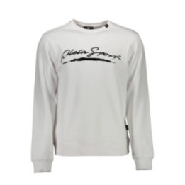 SWEAT-SHIRT ZIPPÉ PLEIN SPORT BLANC POUR HOMME