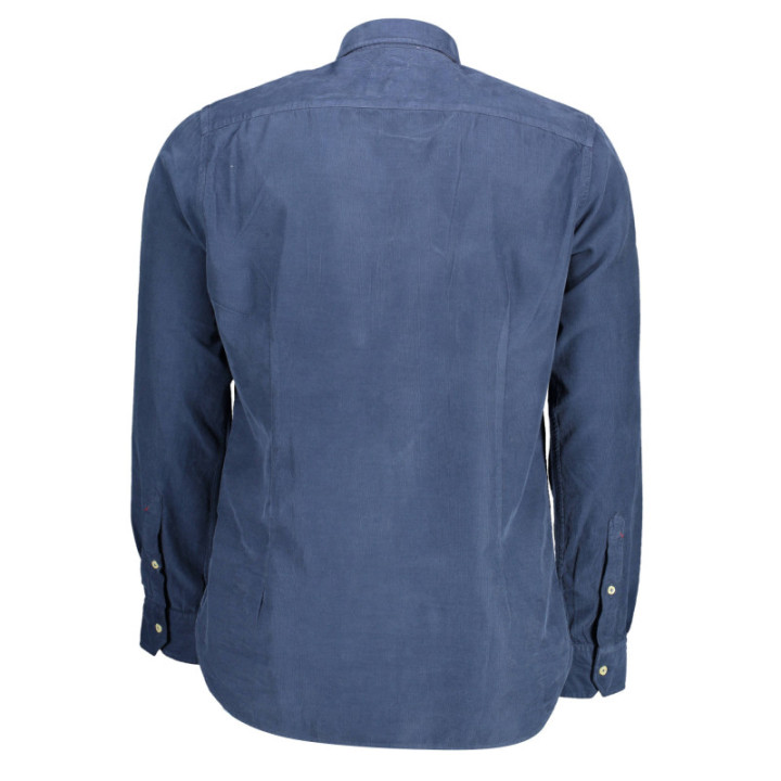 Chemise bleue à manches longues pour homme US POLO ASSN.