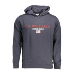 Sweat-shirt zippé bleu pour homme US POLO ASSN.