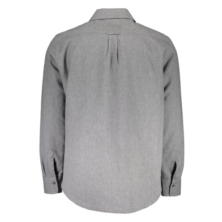 CHEMISE À MANCHES LONGUES GANT HOMME GRIS