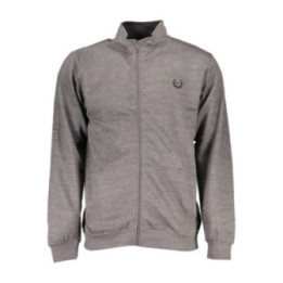 SWEAT-SHIRT ZIPPÉ POUR HOMME GIAN MARCO VENTURI GRIS