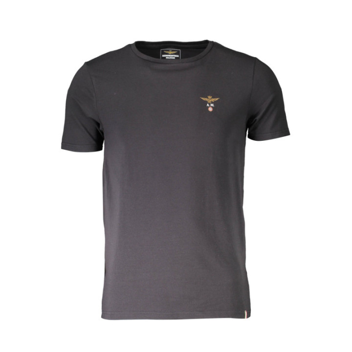 T-SHIRT D'EXTÉRIEUR NOIR POUR HOMME AERONAUTICA MILITARE
