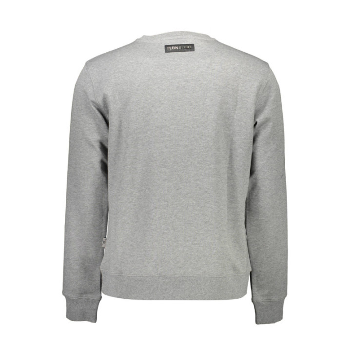 Sweat-shirt sans fermeture éclair Plein Sport pour homme Gris