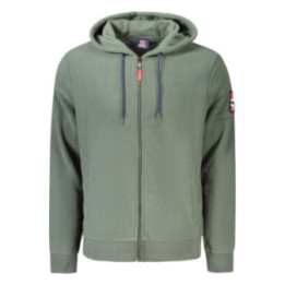 Sweat-shirt zippé vert pour homme Norvège 1963