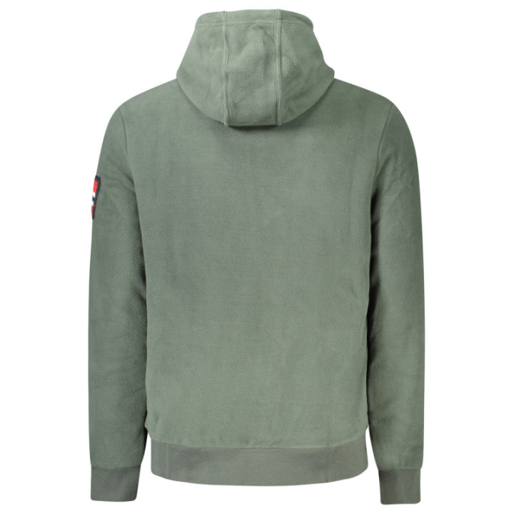 Sweat-shirt zippé vert pour homme Norvège 1963