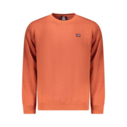 Sweat-shirt zippé orange pour homme Norvège 1963