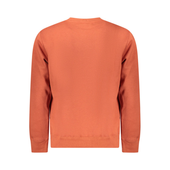 Sweat-shirt zippé orange pour homme Norvège 1963